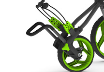 Adjustable Bag Support and Wheel